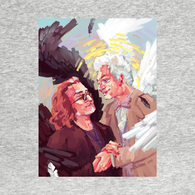 Crowley x Aziraphale by gentlecheese